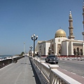 沙迦(Sharjah)海灘與清真寺