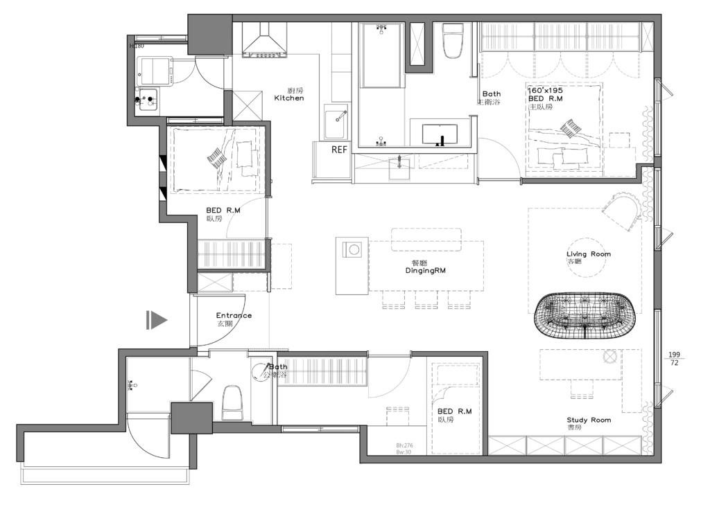 台北室內設計推薦│25坪舊屋翻新│奶油風夢幻新家│小屋換大屋
