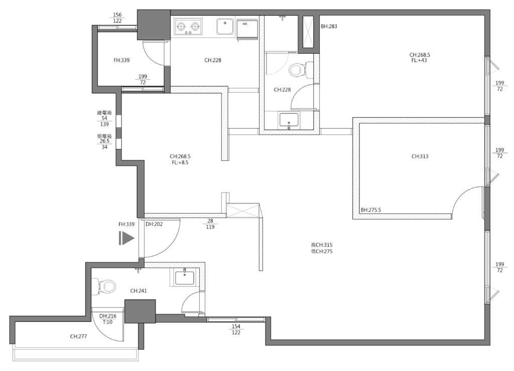 台北室內設計推薦│25坪舊屋翻新│奶油風夢幻新家│小屋換大屋
