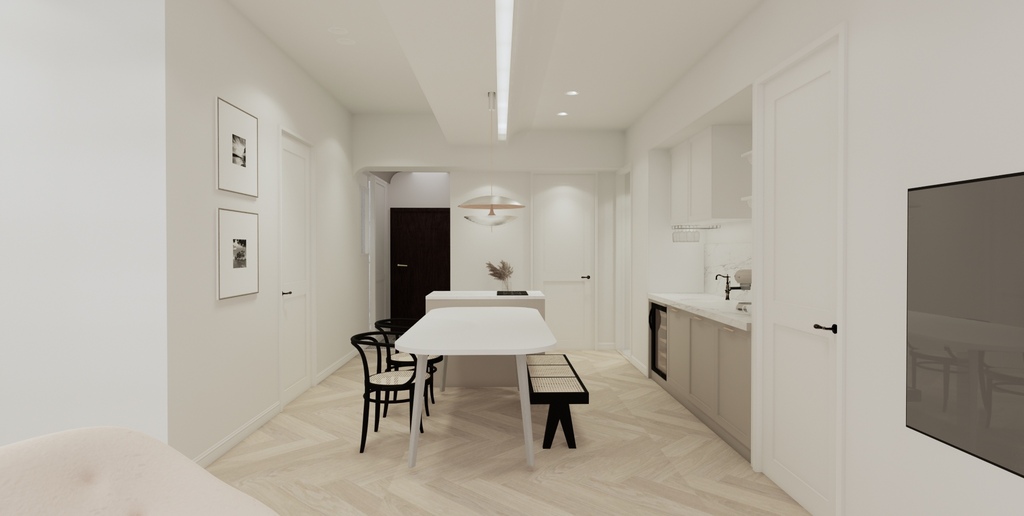 台北室內設計推薦│25坪舊屋翻新│奶油風夢幻新家│小屋換大屋