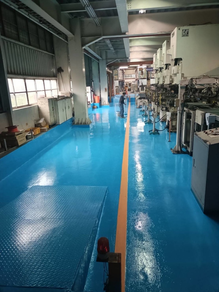 【台南油漆】振宏油漆防水工程行 / 工廠地板翻新實錄｜二次合