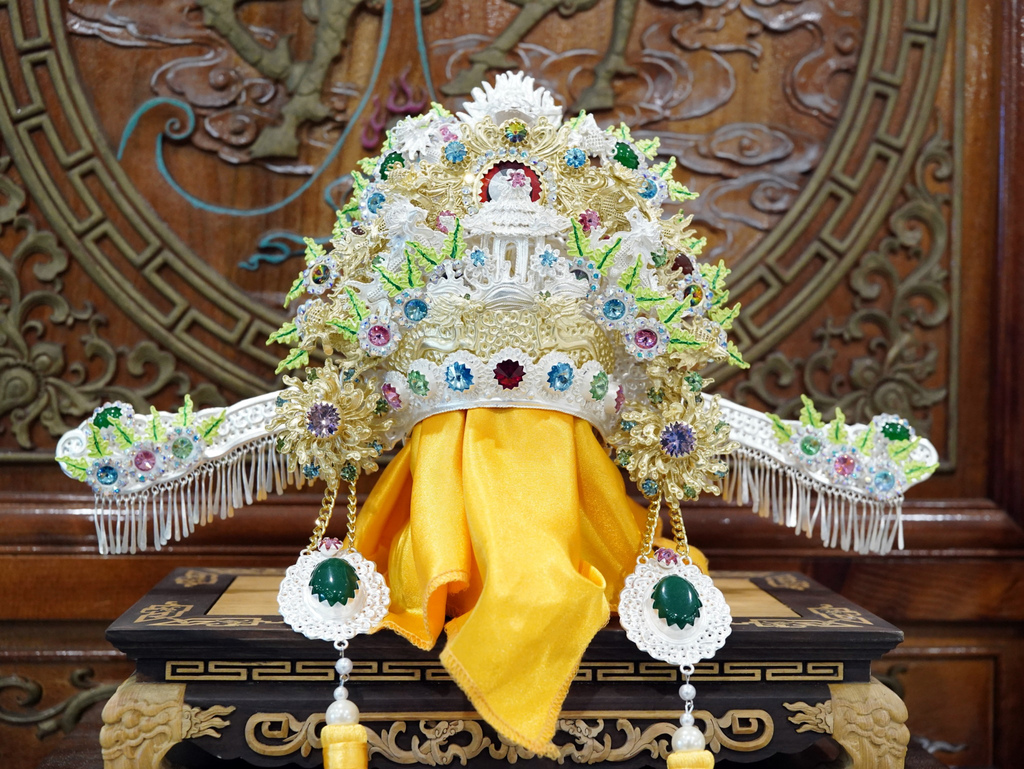 台南神帽【府城藝德軒】神明銀帽訂製推薦│神帽職人手工高級客製