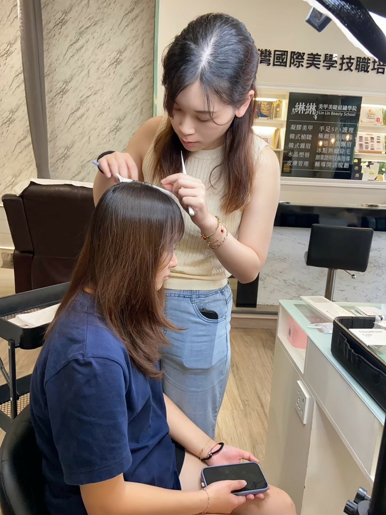 台南美容課程推薦綝綝學院日式增髮課程零基礎一天就能學會