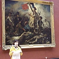 這是法國大革命那幅畫 其實也不能照 只好裝大陸人偷照了 哈