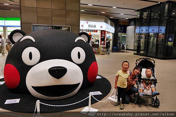 28熊本車站內拍KUMAMON.JPG