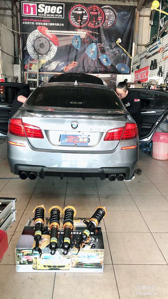 寶馬bmw F10 530d選用xyz 道路版 Ss版本改裝避震器 車高調懸吊系統安裝施工 電腦四輪定位服務 中台灣沙鹿阿吐 R2車業排氣管改裝 寶馬bmw F10 530d選用xyz 道路版 Ss版本改裝避震器 車高調懸吊系統安裝施工 電腦四輪定位服務 中台灣沙鹿阿吐 R2車業排氣管改裝