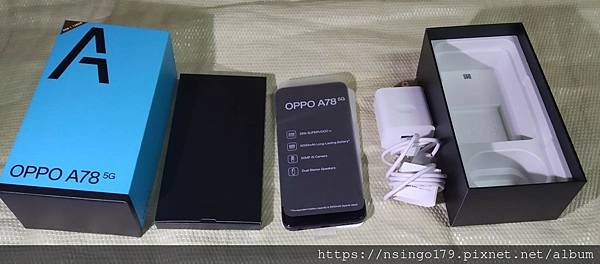 oppo  A78 5G手機的快意開箱