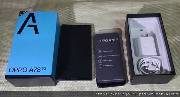 oppo  A78 5G手機的快意開箱