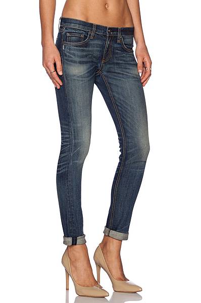 rag bone dre boyfriend in Distressed wash