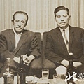 著者與日本文豪井上靖共進晚餐（1965）