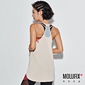 8-2 MOLLIFIX 瑪莉菲絲 雙肩帶圓弧下擺運動背心_(淺卡其).jfif
