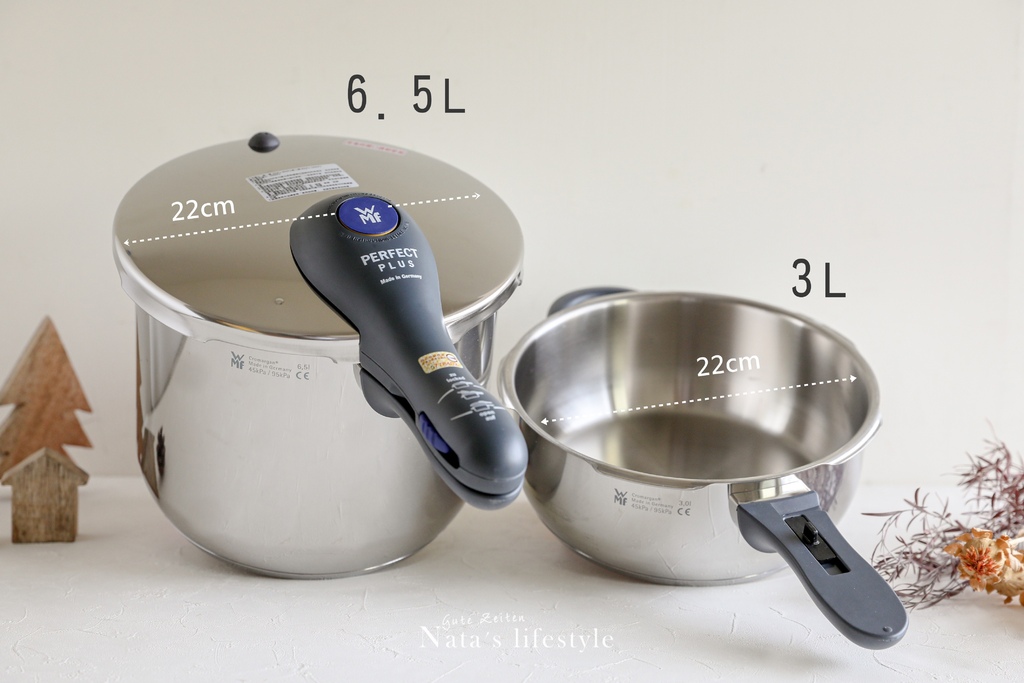 廚房神物 德國德製wmf快力鍋 6 5l 3l兩鍋一蓋超值套組 史上最安全超級好用的壓力鍋iii團 娜塔腹女生活