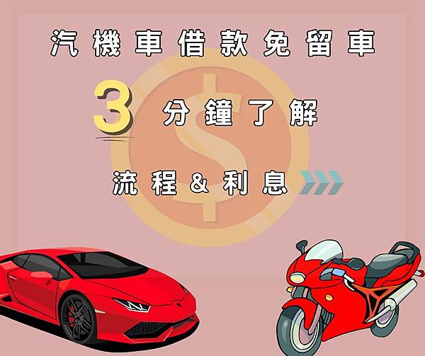 【 3分鐘看懂「免留車」：申請條件、流程與利息一次搞懂！】