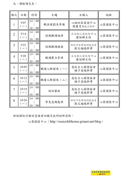 就業適應團體*啪水*【職場你我他】