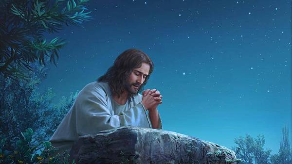 主耶稣在客西马尼园祷告