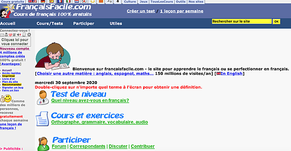 法文學習網站推薦 Français facile常用法語學習資源網站/APP程式推薦