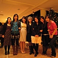 christmas party with cute classmates