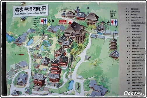 清水寺  寺內地圖