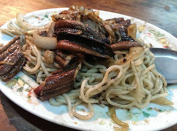 阿江炒鱔魚意麵