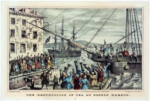 Destruction of the Tea in Boston