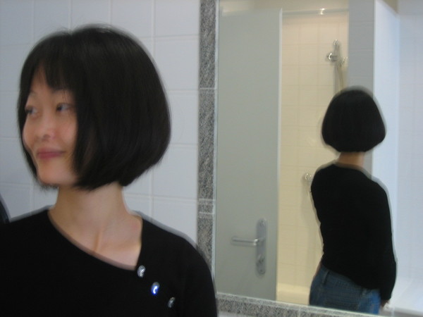 2008 new hair cut