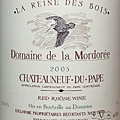 Domaine de la Mordoree Chateauneuf du Pape Cuvee de la Reine des Bois.jpg