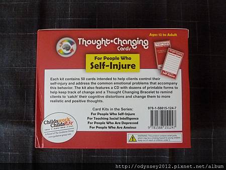 Thought Changing Cards - Self Injure 2