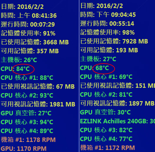 cpu溫度