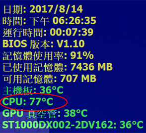 cpu溫度