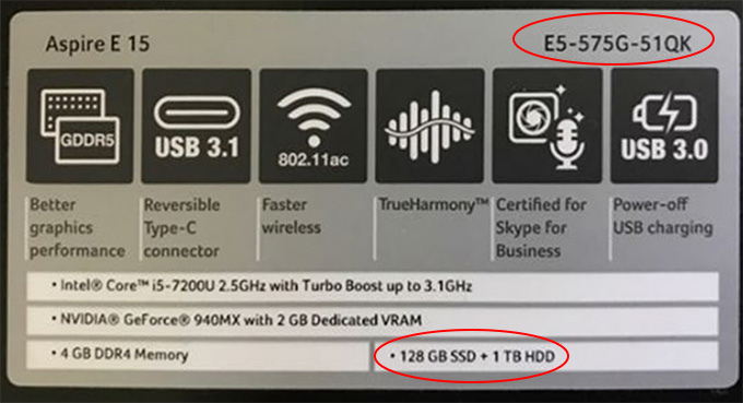 E5-575G