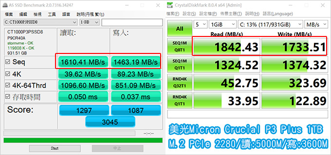 我的筆電為什麼裝了Micron-P3-Plus,速度會差這麼多.jpg