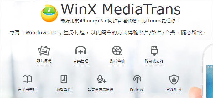 WinX-MediaTrans：iPhone-iPad-傳輸管理軟體，雙向同步，不會刪除數據.jpg