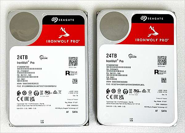 NAS專用硬碟推薦】Seagate IronWolf Pro 24TB / 256M / 7200轉