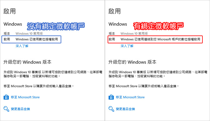 改天換新電腦可以直接用微軟帳戶啟動新電腦，不用打序號？.jpg