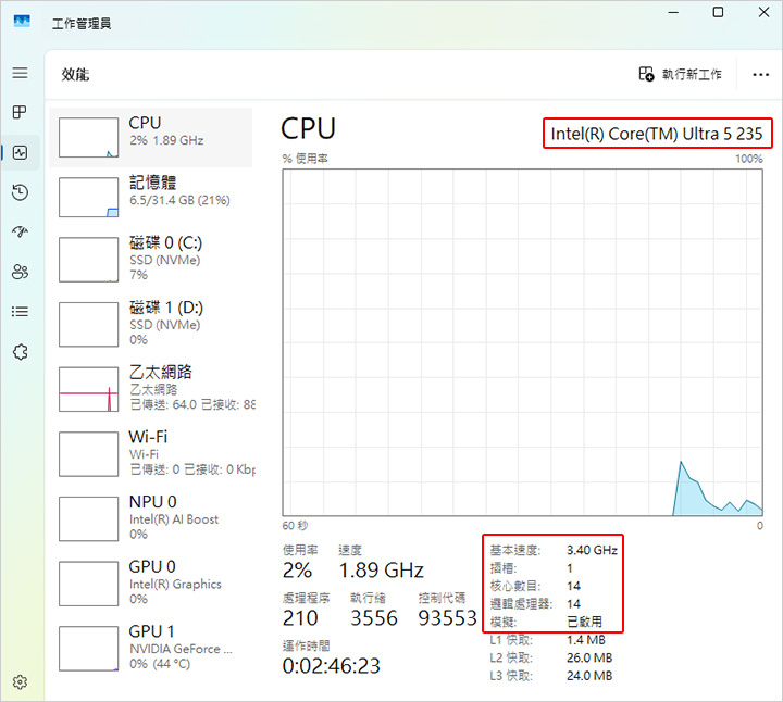 【客戶專用】Ultra 5 235+32G+RTX5050  【客戶專用】Ultra 5 235+32G+RTX5050