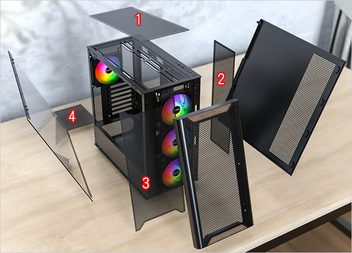 【客戶專用】Montech XR Wood  黑色或白色 (