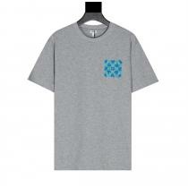 LOEWE Tシャツ アナグラムカモフラ刺繍 グレー リラッ