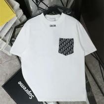 DIOR Tシャツ モノグラムポケット＆ネックロゴ シンプル