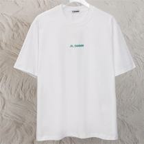 ジルサンダー Tシャツ ロゴ刺繍 緑色 オーバーサイズ シン ジルサンダー Tシャツ ロゴ刺繍 緑色 オーバーサイズ シン