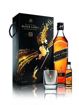 JOHNNIE WALKER®黑牌®12年蘇格蘭威士忌禮盒