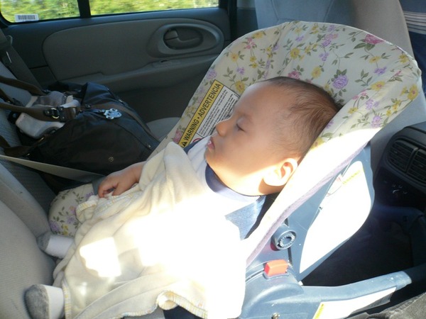 上車就睡覺的baby 就是我