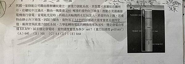 重力儲能系統物理學：一道題搞懂發電功率與速度計算 | 庭億老