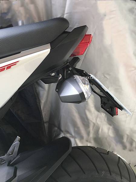 MSX125SF改裝短牌架 MSX125SF改裝短牌架