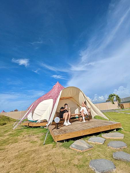 ꒰🏕️️꒱ 蟬說： 夕陽漫漫 最新系列在高美濕地「野奢露營」