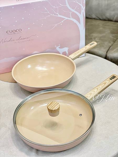 𓎩𓌉 義大利 CUOCO 北歐風情-粉彩鑽瓷 3 鍋 5