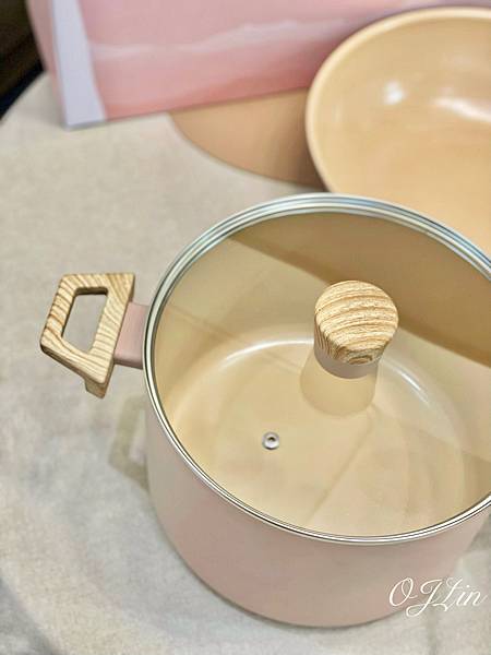 𓎩𓌉 義大利 CUOCO 北歐風情-粉彩鑽瓷 3 鍋 5