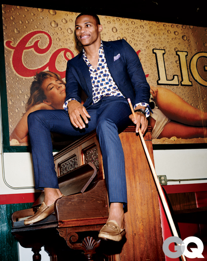 Russell Westbrook 登上 GQ 雜誌