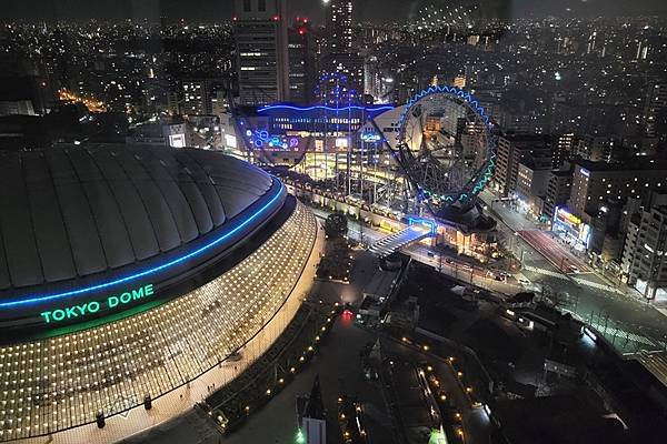 2024日本東京賞櫻2，東京巨蛋飯店觀夜景