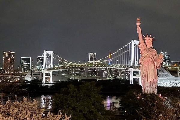 2024日本東京賞櫻13，晴空塔及台場夜景