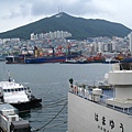 釜山是個海港,所以商船很多